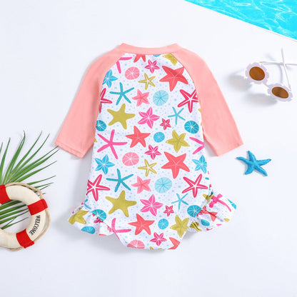 Children's Summer Swimsuit Girls One-piece Swimsuit