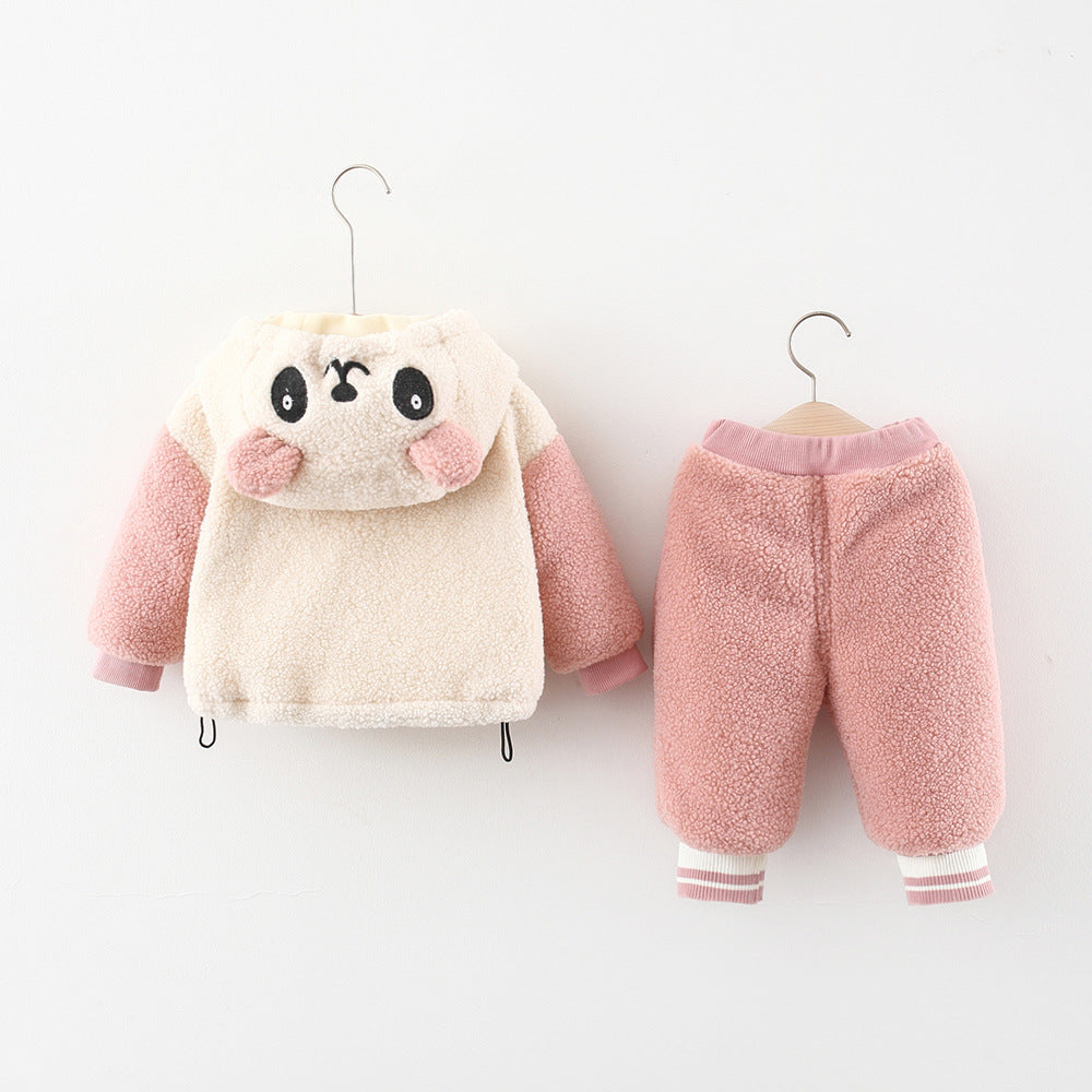 Girls Autumn Outfit Girls Fall School Two-piece Set