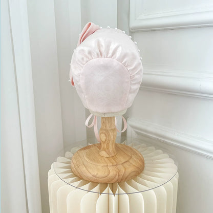 Cute  Baby Bonnet  Baby Hat Baby Accessories Girl Sun Hat Breathable Cotton Infant Bonnet