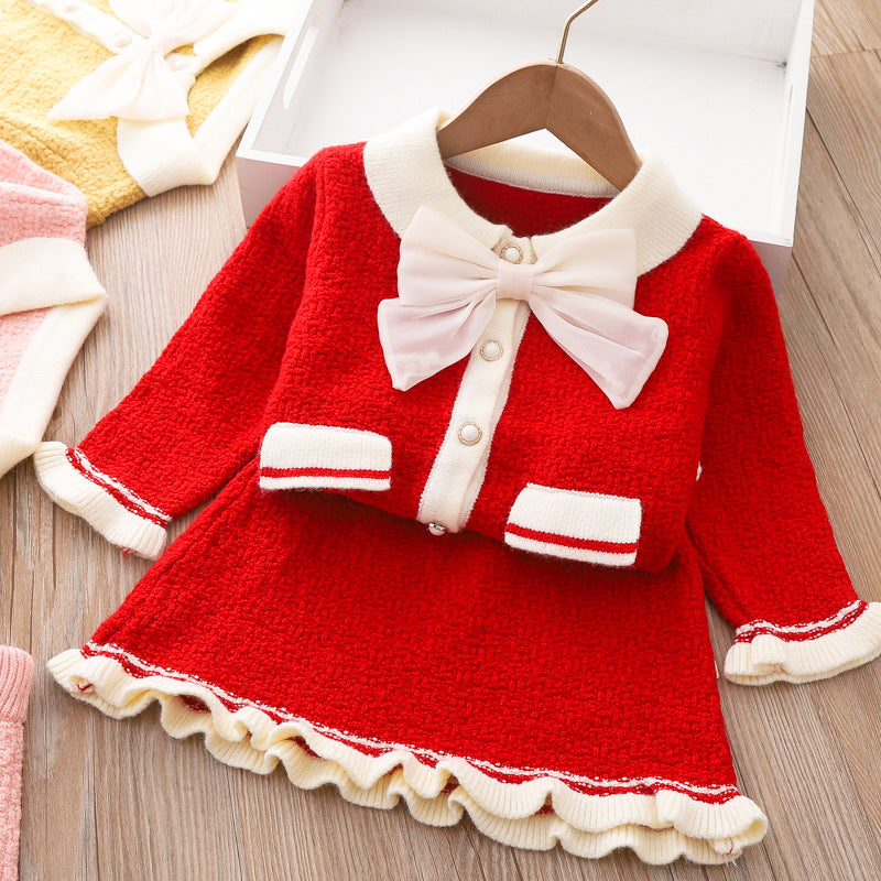Girls Casual Comfortable Outfit Girls Fall Outfit Two-Piece Set