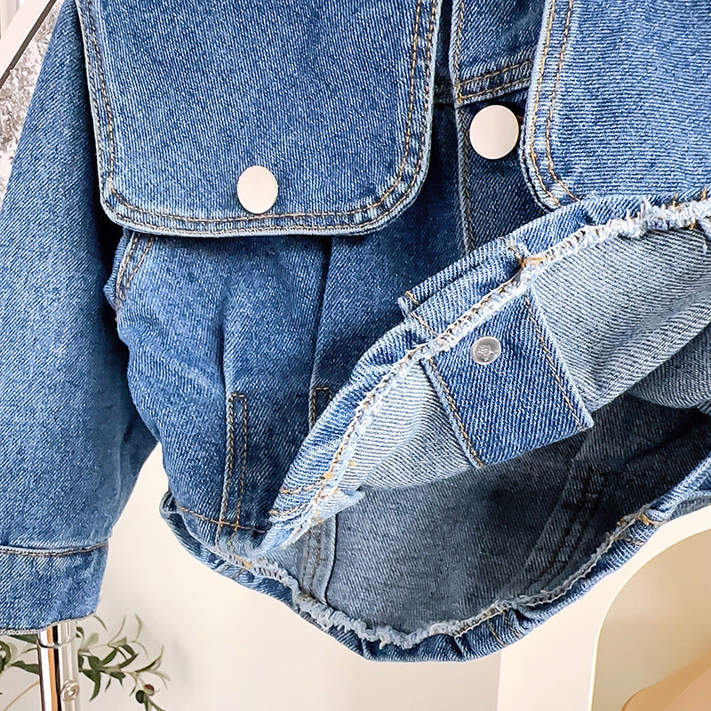 Girls Back to School Outfit Girls School Daily Outfit Two-Piece Suit