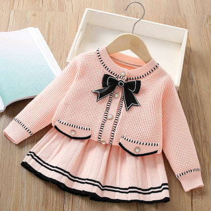 Girls Autumn Casual Outfit Girls Elegant Comfortable Outfit Two-piece Set