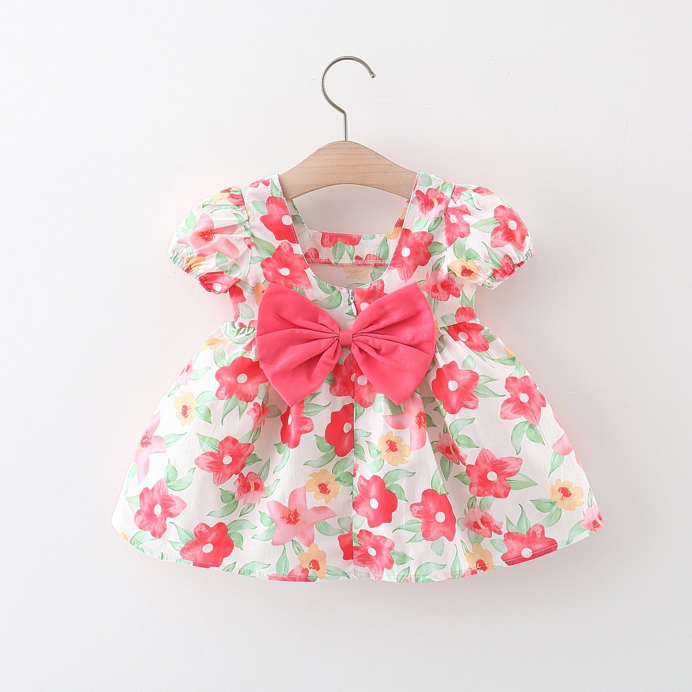 Girls Preppy Dress Girls Summer Holiday Beach Dress