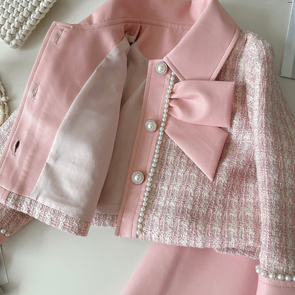 Girls Autumn School Outfit Girls Elegant Comfortable Outfit Two-Piece Set