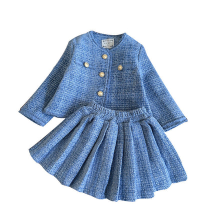Girls Cute Birthday Outfit Girls Princess Outfit Two-piece Set