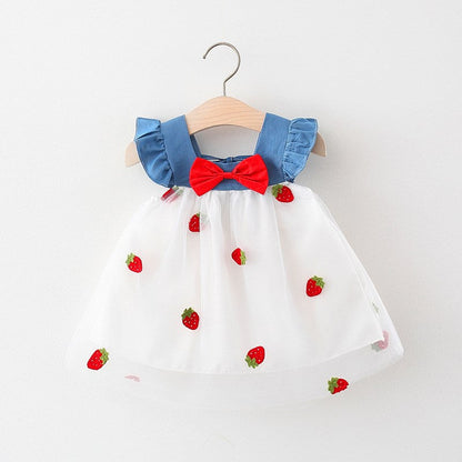 Girl Vacation Princess Dress Baby Resort Dress