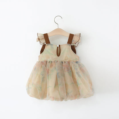 Girls Summer Resort Dress Girls Casual Dress