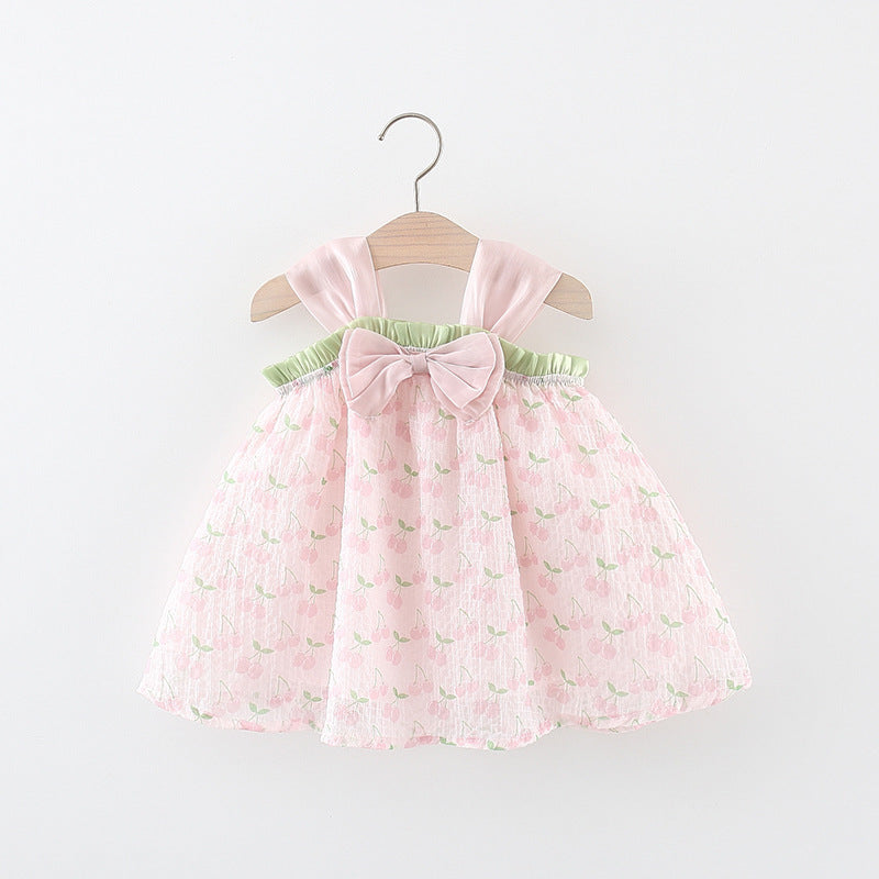 Girls Resort Dress Girls Summer Vacation Dress