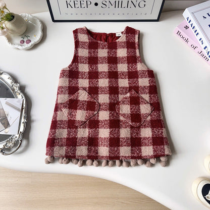 Girls Elegant School Outfit Girls Autumn School Outfit Two-piece Suit