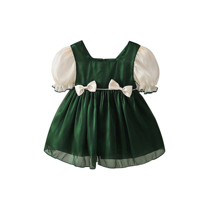 Girls Summer Vacation Princess Dress Girls Beach Dress
