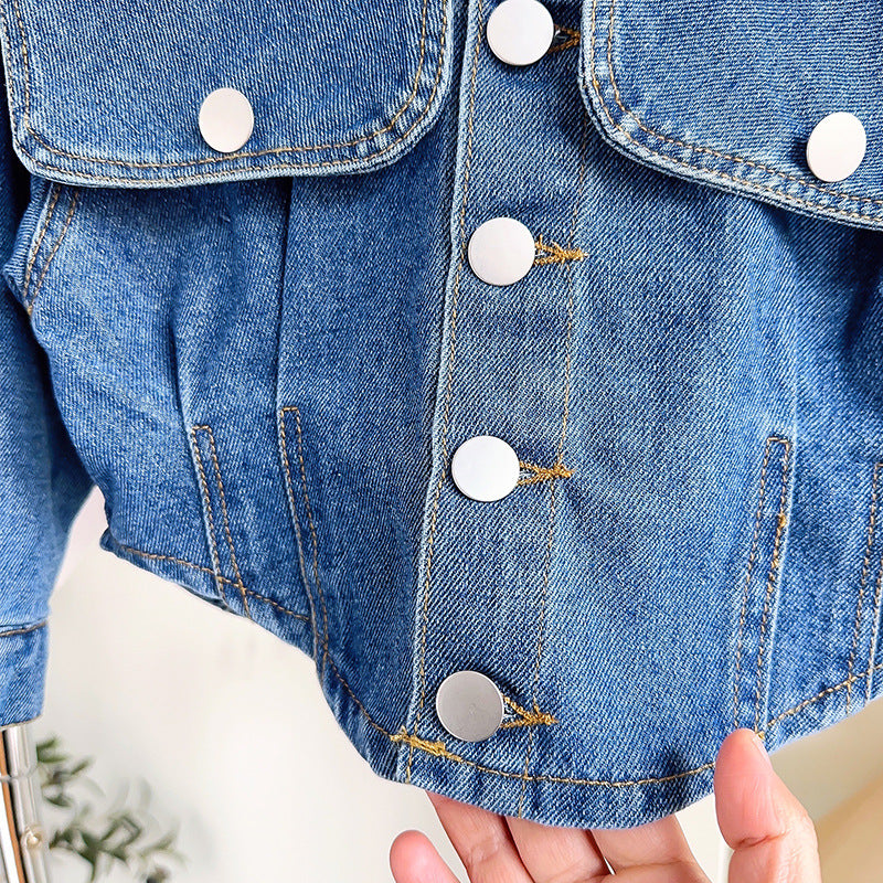 Girls Back to School Outfit Girls School Daily Outfit Two-Piece Suit