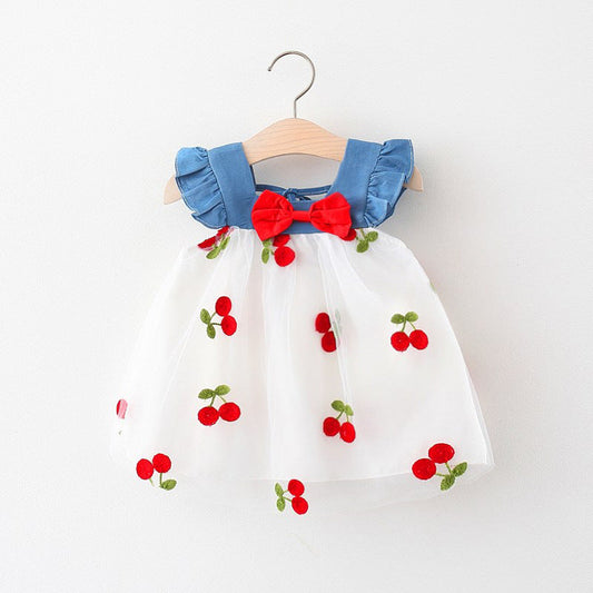 Girl Vacation Princess Dress Baby Resort Dress