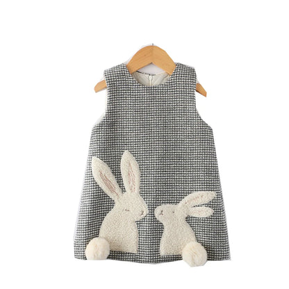 Girls Elegant Comfortable Dress Girls Plaid School Dress
