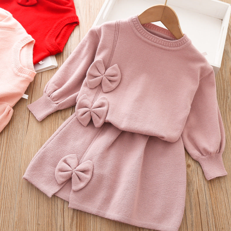 Girls Fall School Outfit Girls Casual Comfortable Outfit Two-piece set