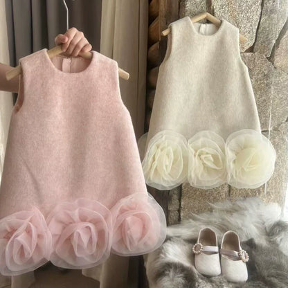 Girls Elegant Birthday Dress Girls Comfortable Dress