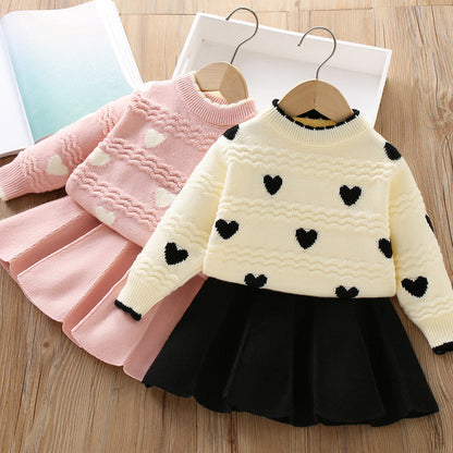 Girls Comfortable Outfit Girls Easy Daily Outfit Two-piece Set