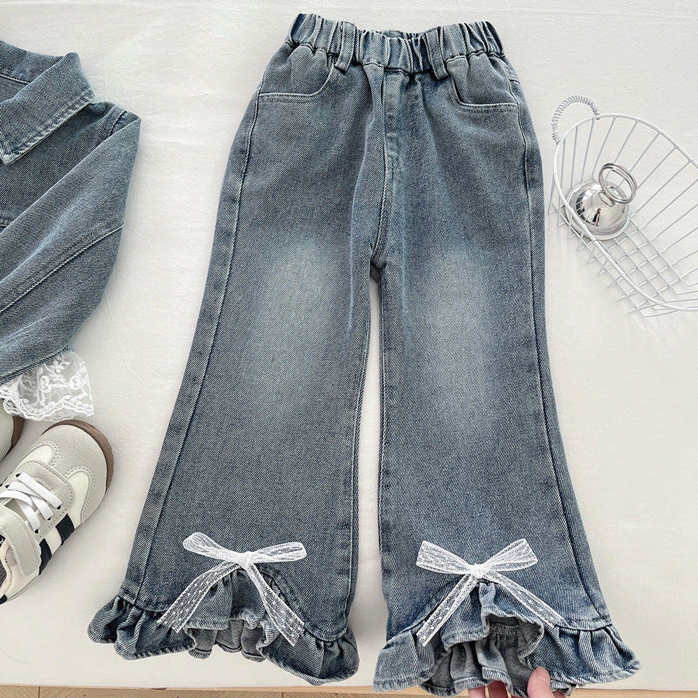 Girls Comfortable Outfit Girls School Daily Outfit Two-Piece Set