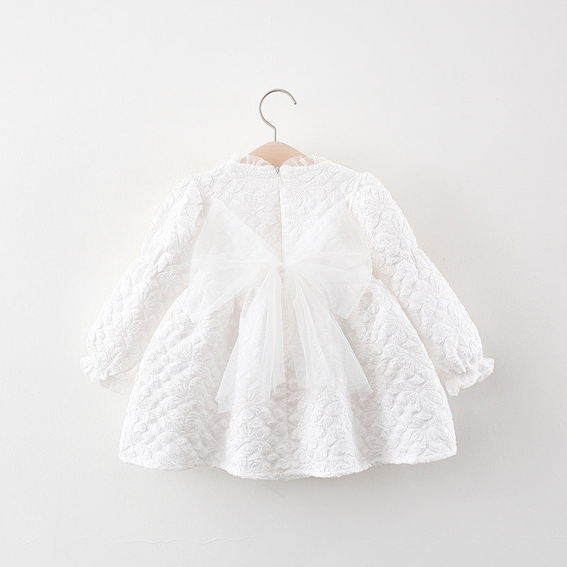 Girls Elegant School Dress Girls Autumn Comfortable Dress