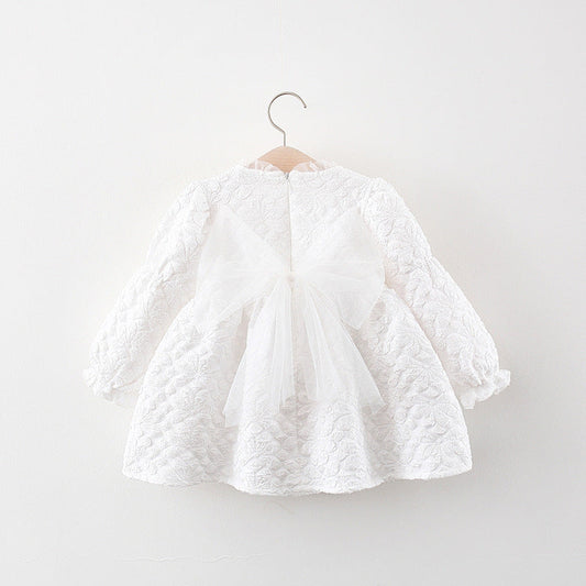 Girls Elegant School Dress Girls Autumn Comfortable Dress
