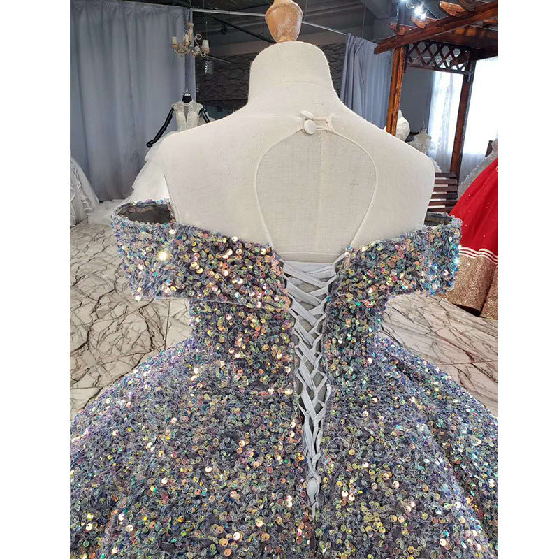 Elegant Baby Girl Beauty Pageant Dress Toddler First Birthday Party Princess Dress