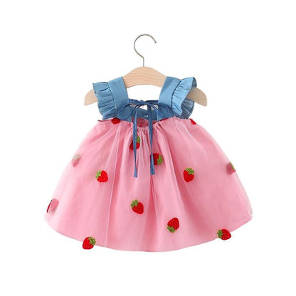 Girl Vacation Princess Dress Baby Resort Dress