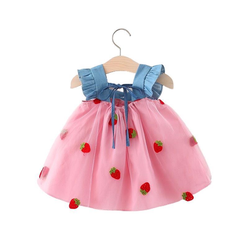 Girl Vacation Princess Dress Baby Resort Dress