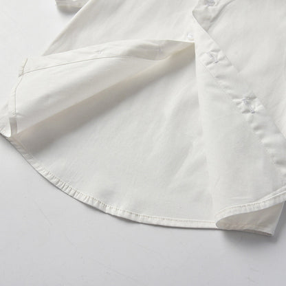 Baby Boys Short Sleeve Bow Shirt Bib Shorts Two Piece Suit