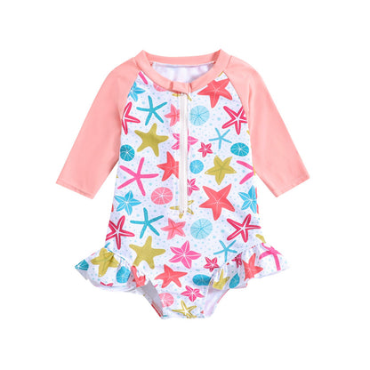 Children's Summer Swimsuit Girls One-piece Swimsuit