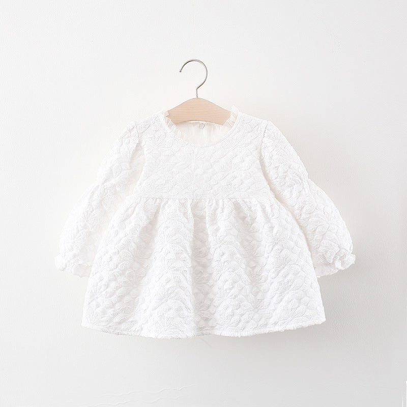 Girls Elegant School Dress Girls Autumn Comfortable Dress