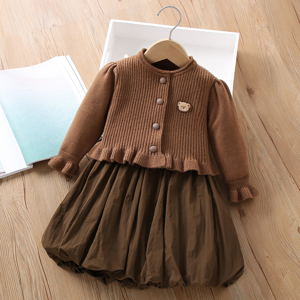 Girls Elegant Comfortable Outfit Girls Fall School Outfit Two Piece Set