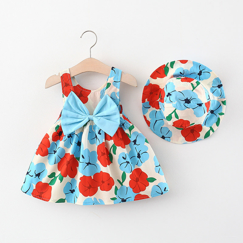 Girls Floral Vacation Dress Girls Beach Dress