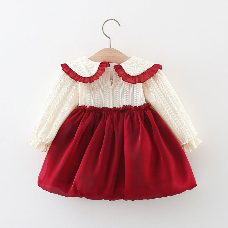 Girls Autumn School Dresses Girls Elegant School Dresses