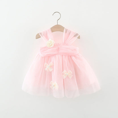 Girls Floral Beach Dress Girls Summer Holiday Dress