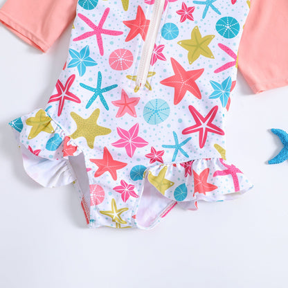 Children's Summer Swimsuit Girls One-piece Swimsuit