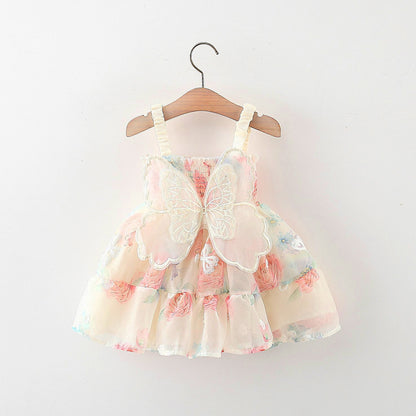 Girls Vacation Dress Girls Summer Beach Dress