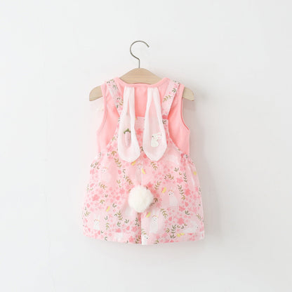 Girls Summer Beach Outfit Girls Back to School Outfit Two-Piece Set
