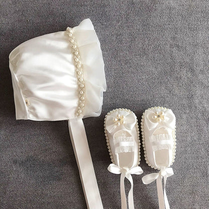 Baby Birthday Princess Shoes and Hat Set