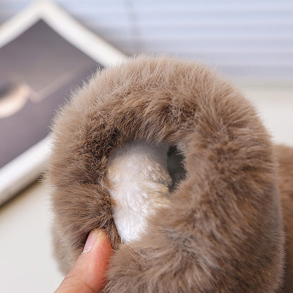 Girls' Winter Lamb Wool Warm Snow Boots