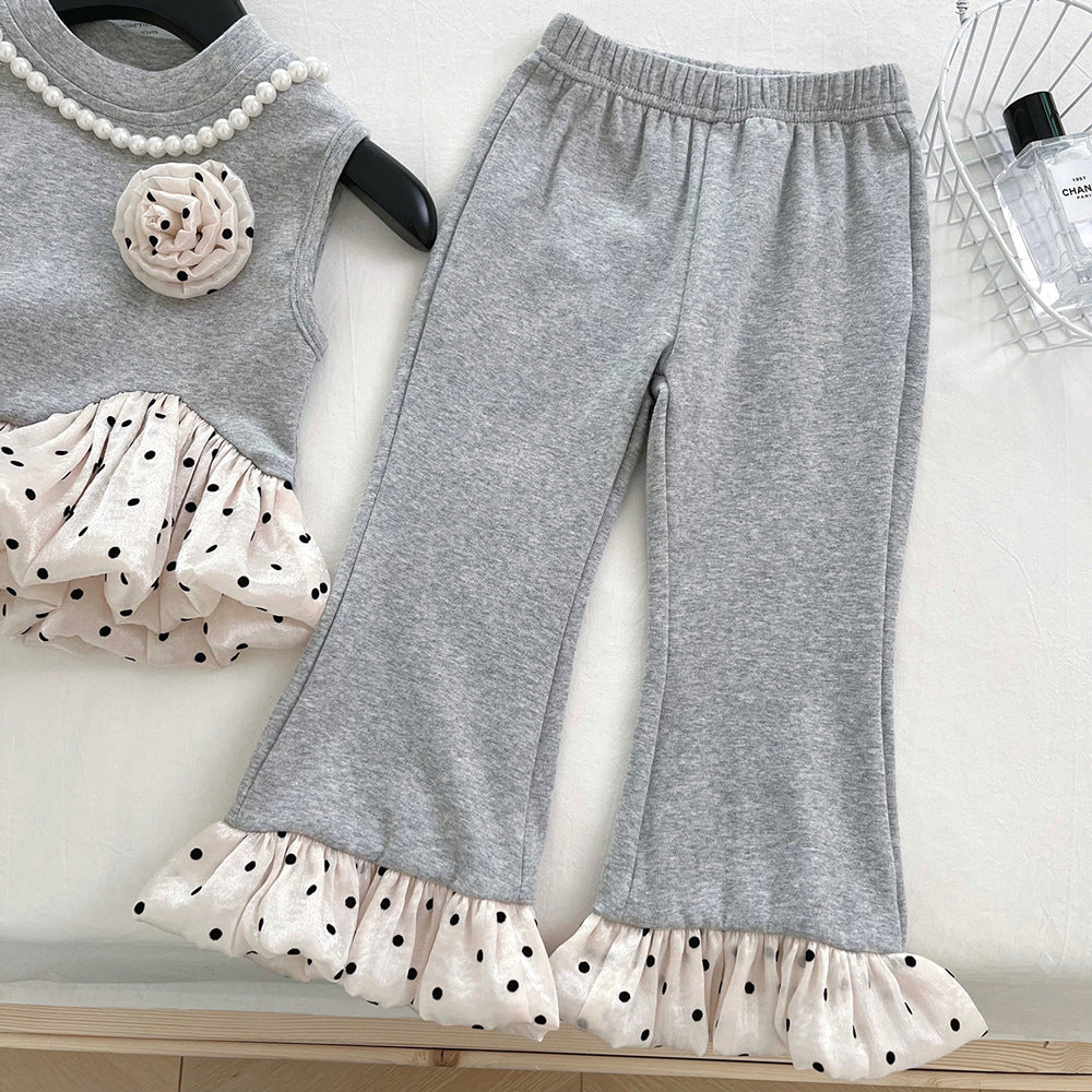 Girls Summer Vacation Outfit Girls Back to School Outfit Two-Piece Set