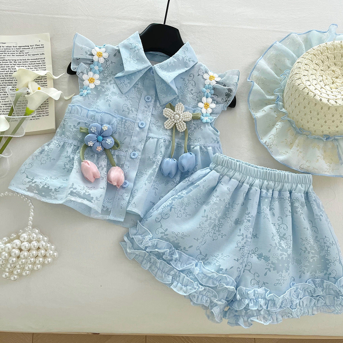 Girls Summer Holiday Outfit Girls Summer Beach Outfit Two-piece set