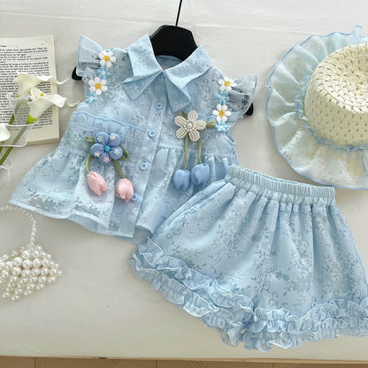 Girls Summer Holiday Outfit Girls Summer Beach Outfit Two-piece set