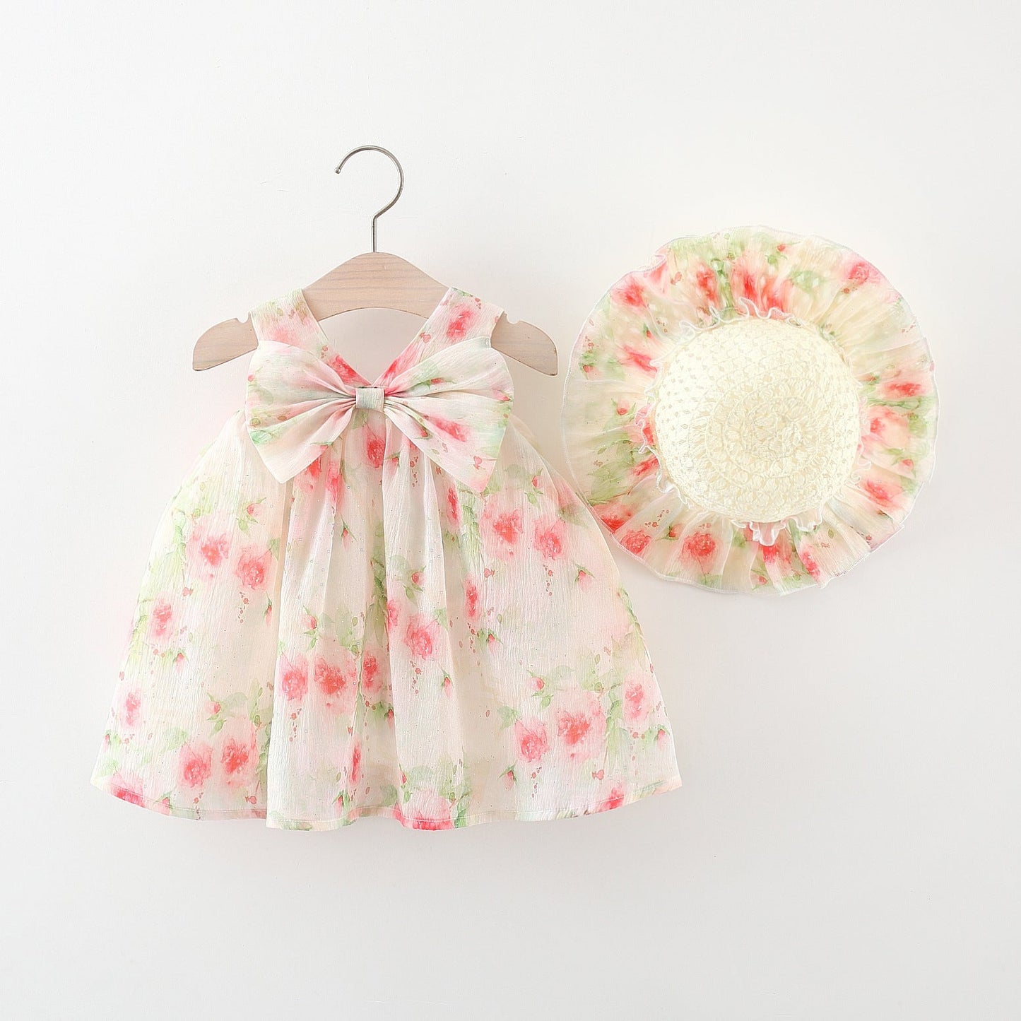 Girls Cute Vacation Dress  Girls Floral Vacation Dress