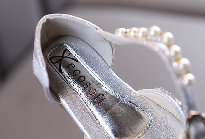 Flower Girls Bowknot Dance Performance Sandals
