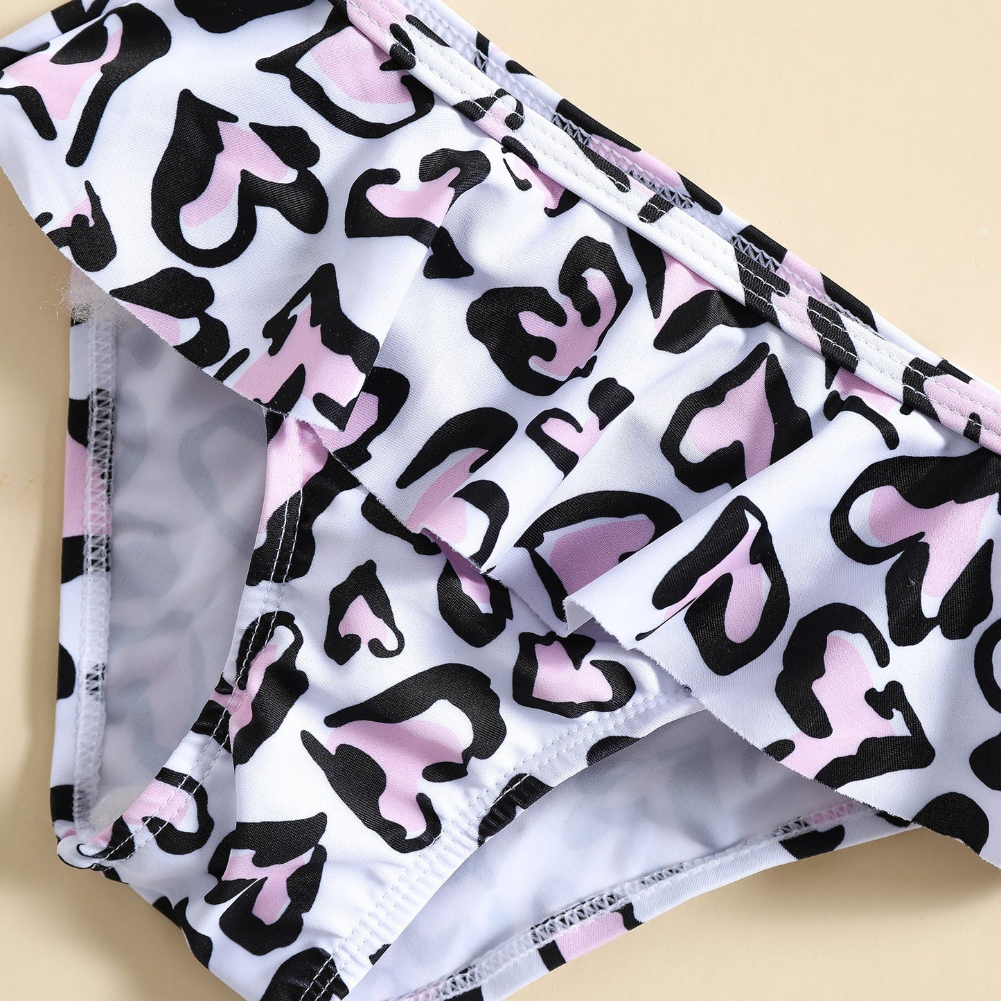 Children's Heart Print Swimsuit Girls Top Shorts Two-piece Set