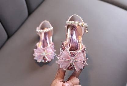 Flower Girls Bowknot Dance Performance Sandals