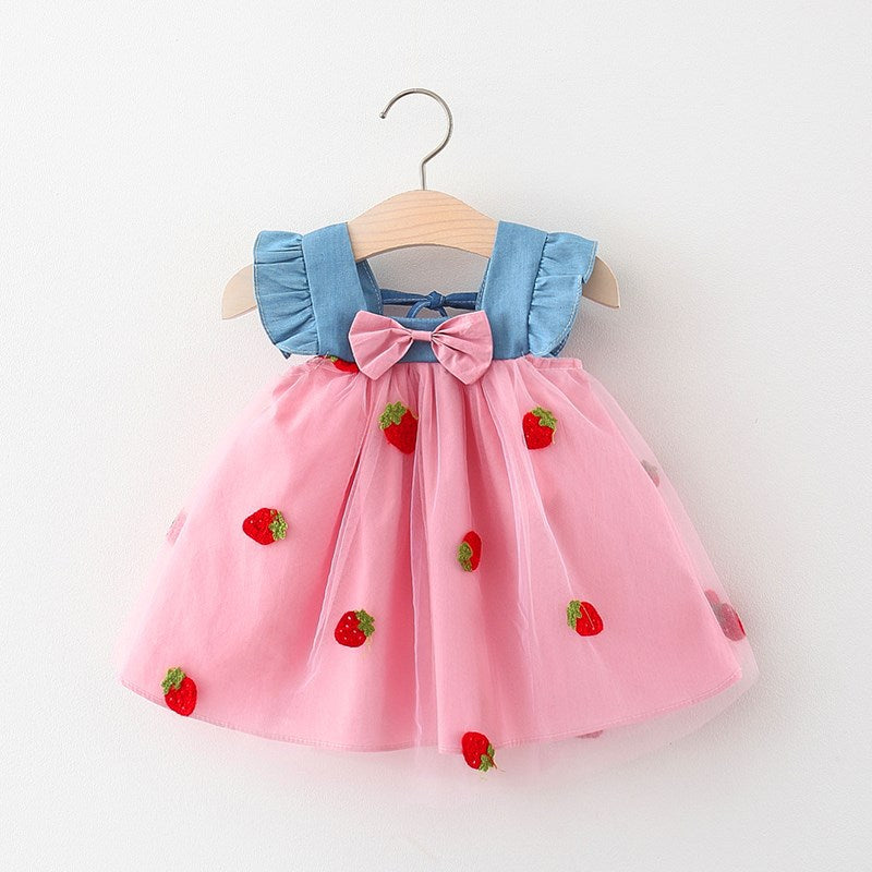 Girl Vacation Princess Dress Baby Resort Dress