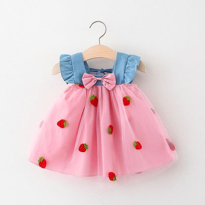 Girl Vacation Princess Dress Baby Resort Dress