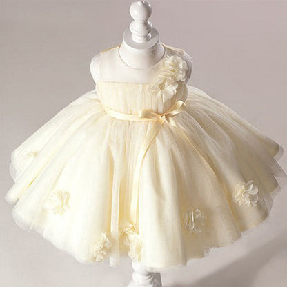 Baby Girl Easter Dress Girl Summer Sleeveless Formal Princess Dress Toddler Prom Dress