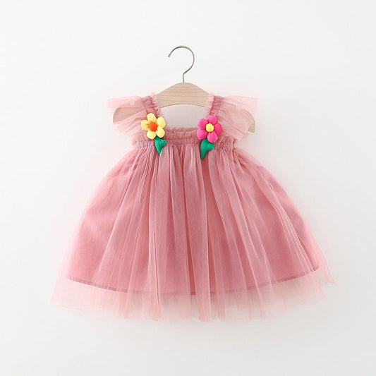 Girls Vacation Princess Dress Girls Resort Dress