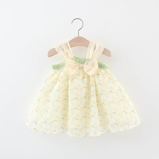 Girls Resort Dress Girls Summer Vacation Dress